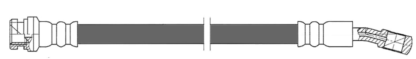 Centric Parts Brake Hose 150.48324