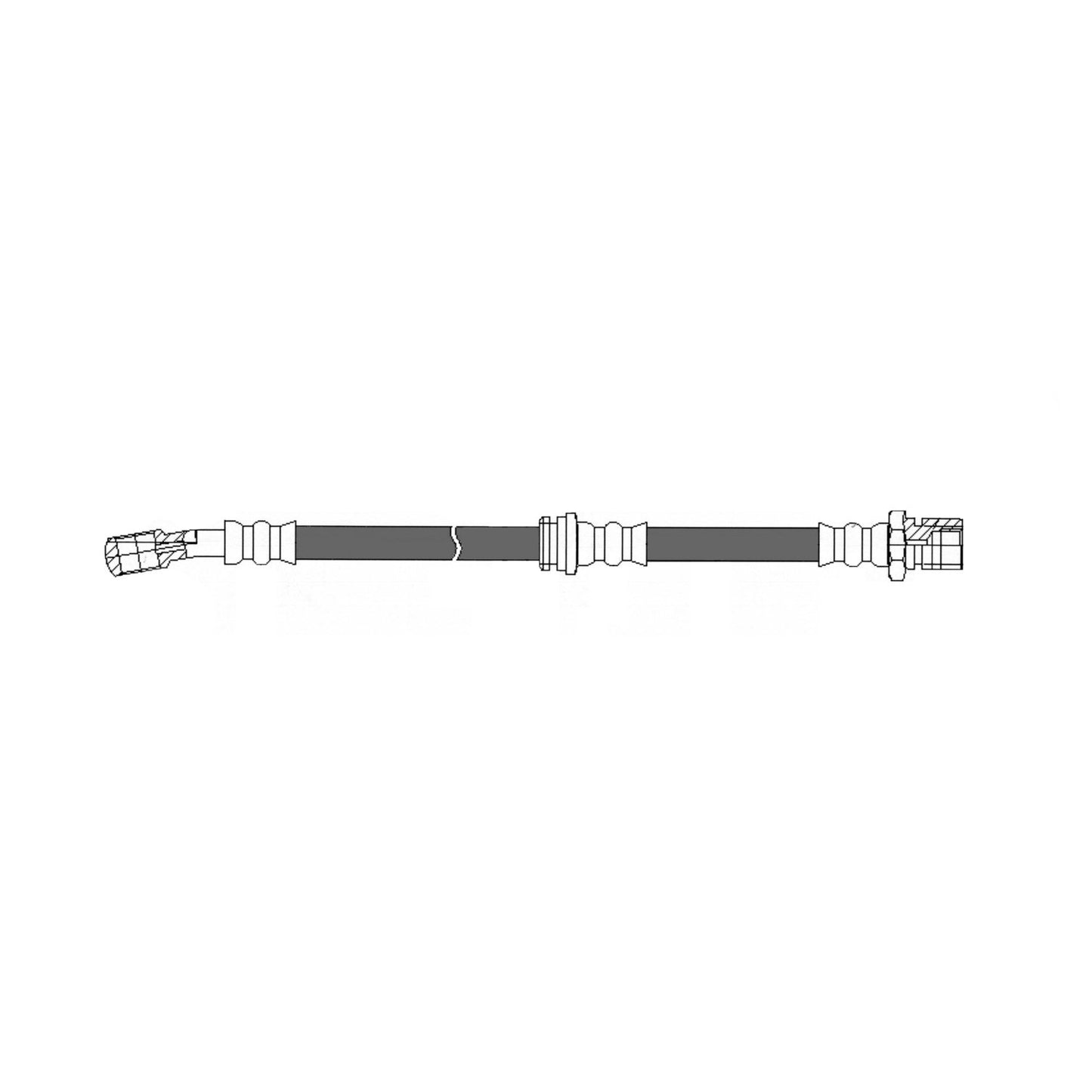 Centric Parts Brake Hose 150.49009