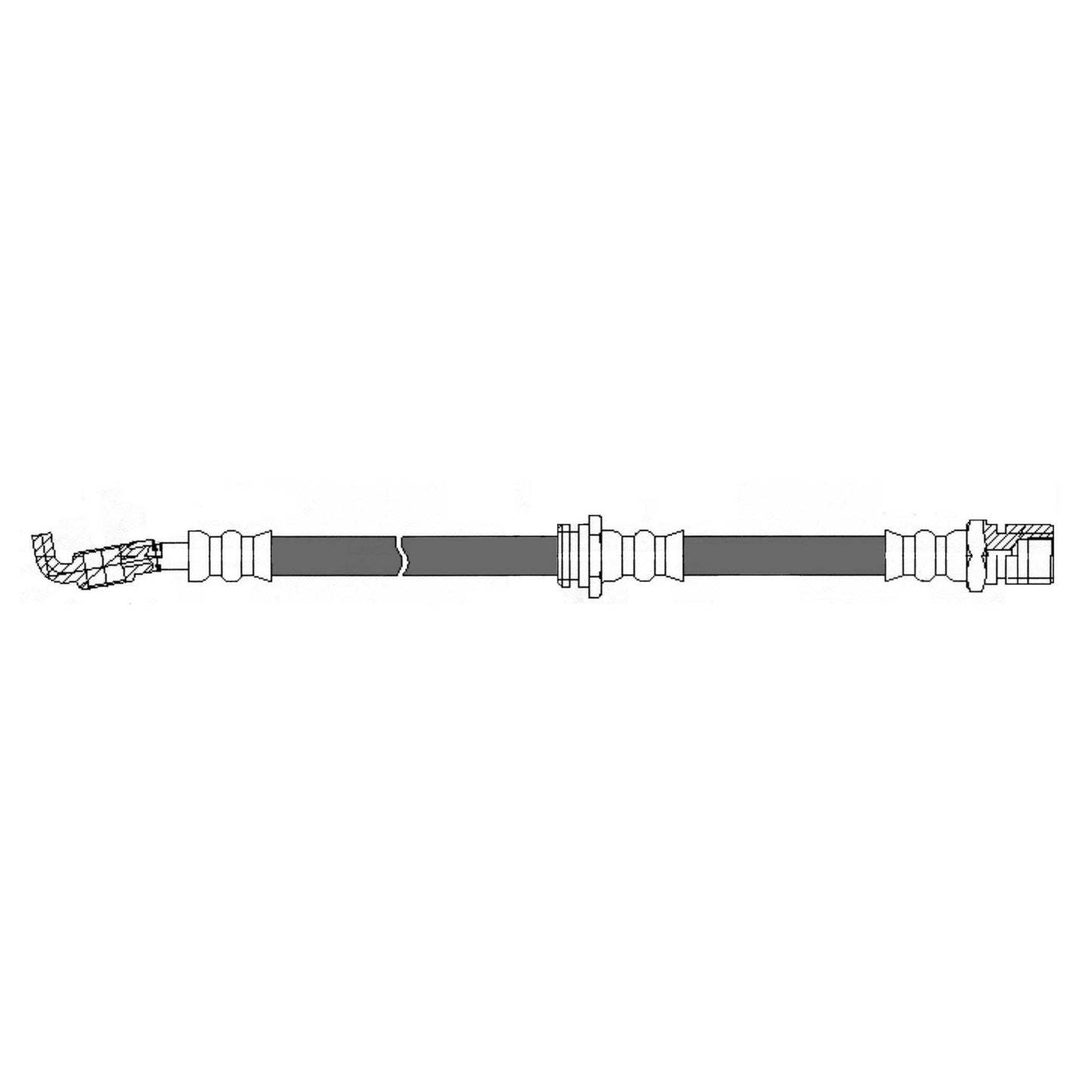 Centric Parts Brake Hose 150.49308