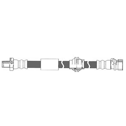 Centric Parts Brake Hydraulic Hose 150.50002