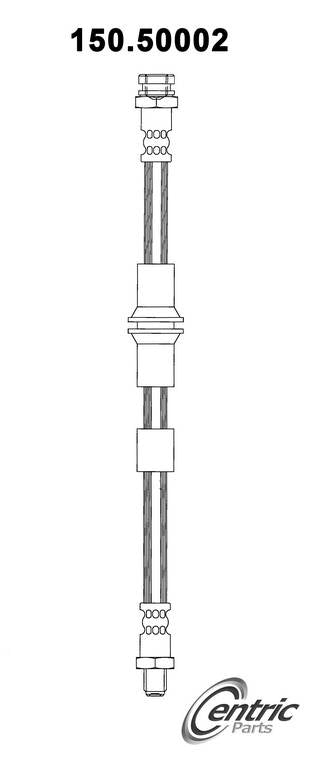 Centric Parts Brake Hose 150.50002
