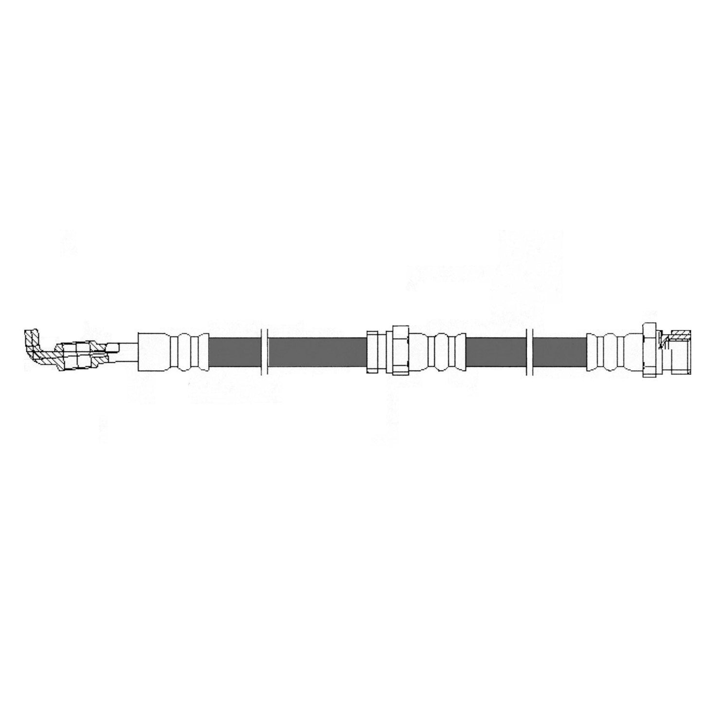 Centric Parts Brake Hose 150.50003