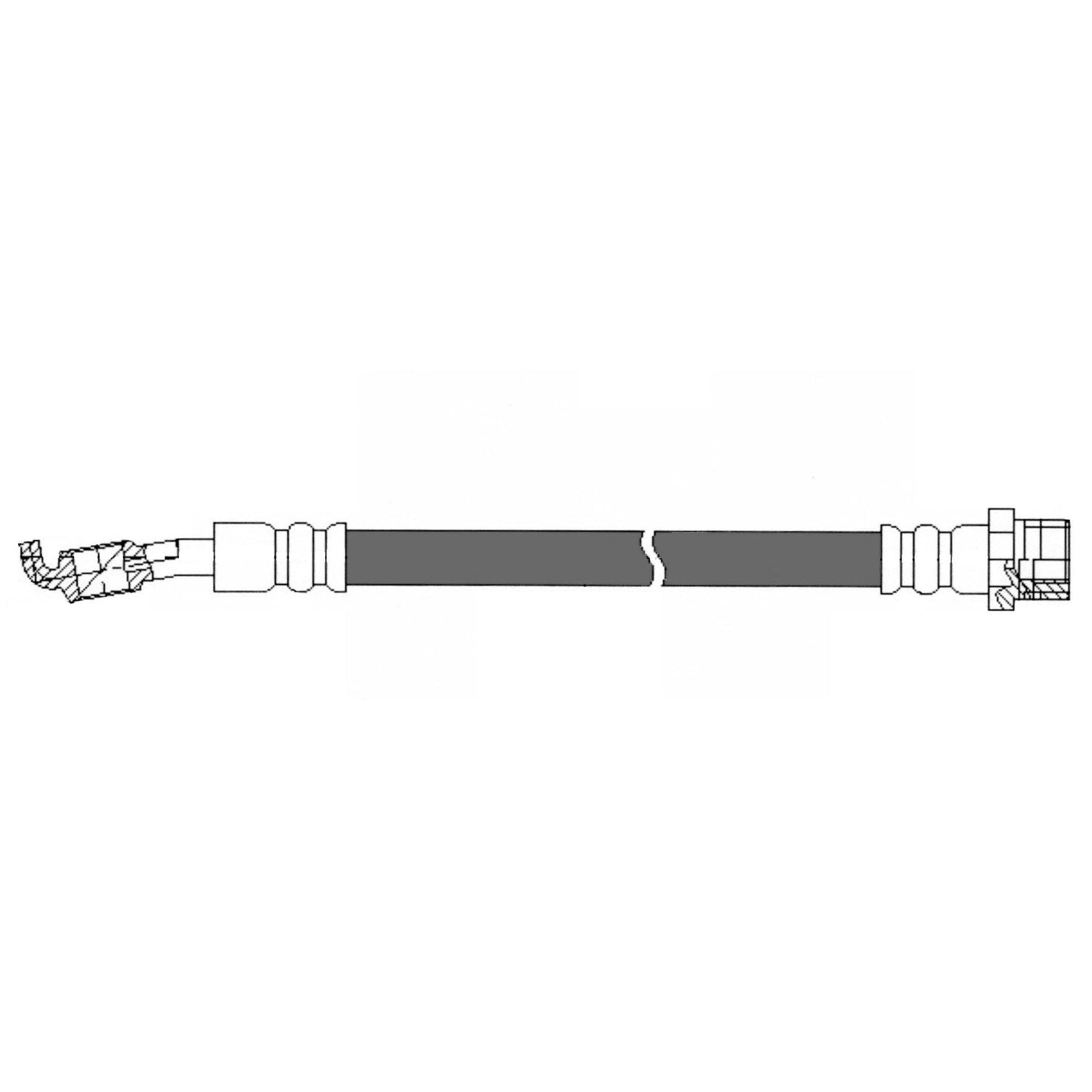 Centric Parts Brake Hose 150.50007