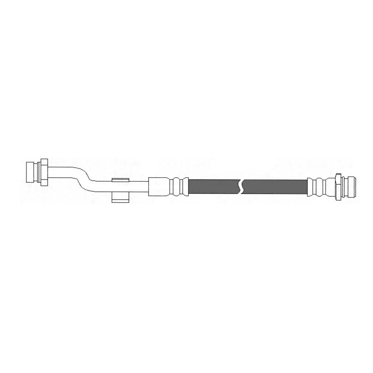 Centric Parts Brake Hose 150.50009