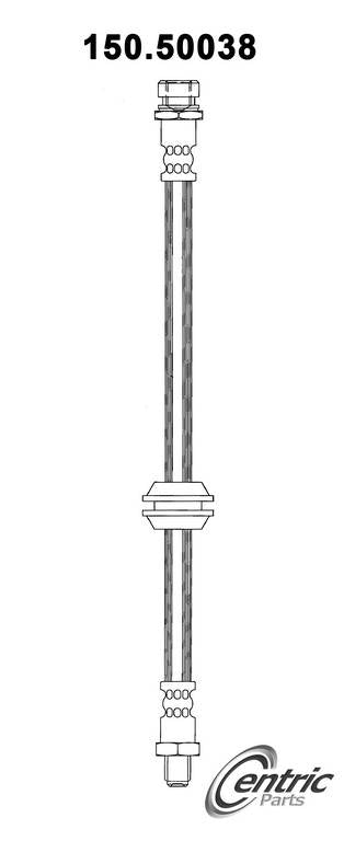 Centric Parts Brake Hydraulic Hose 150.50038