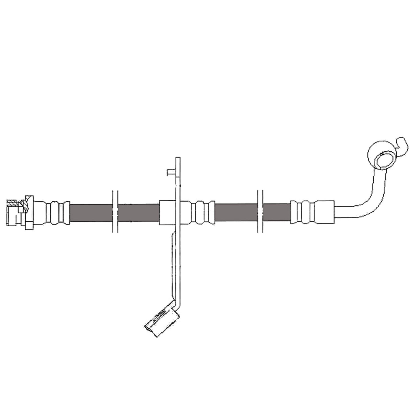 Centric Parts Brake Hose 150.50057