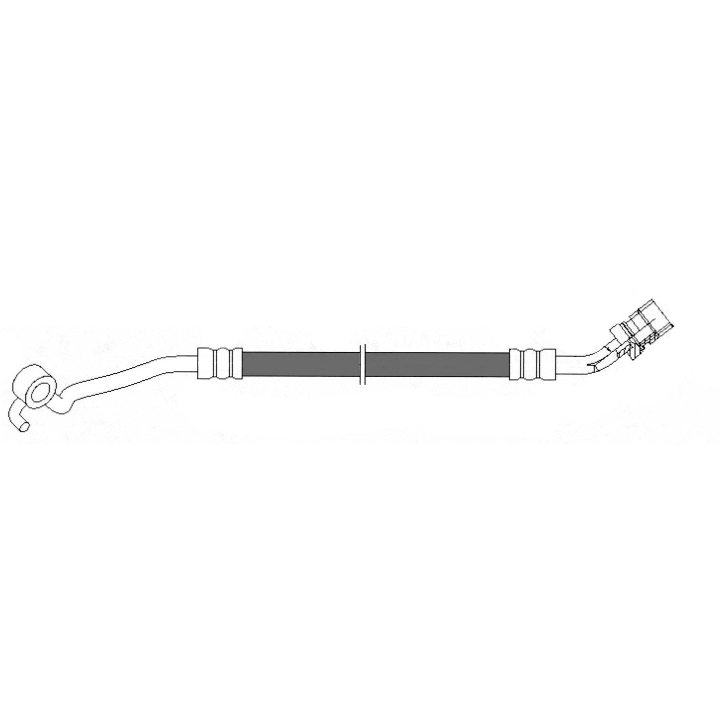 Stoptech Centric Brake Hose - Rear Left 150.50348