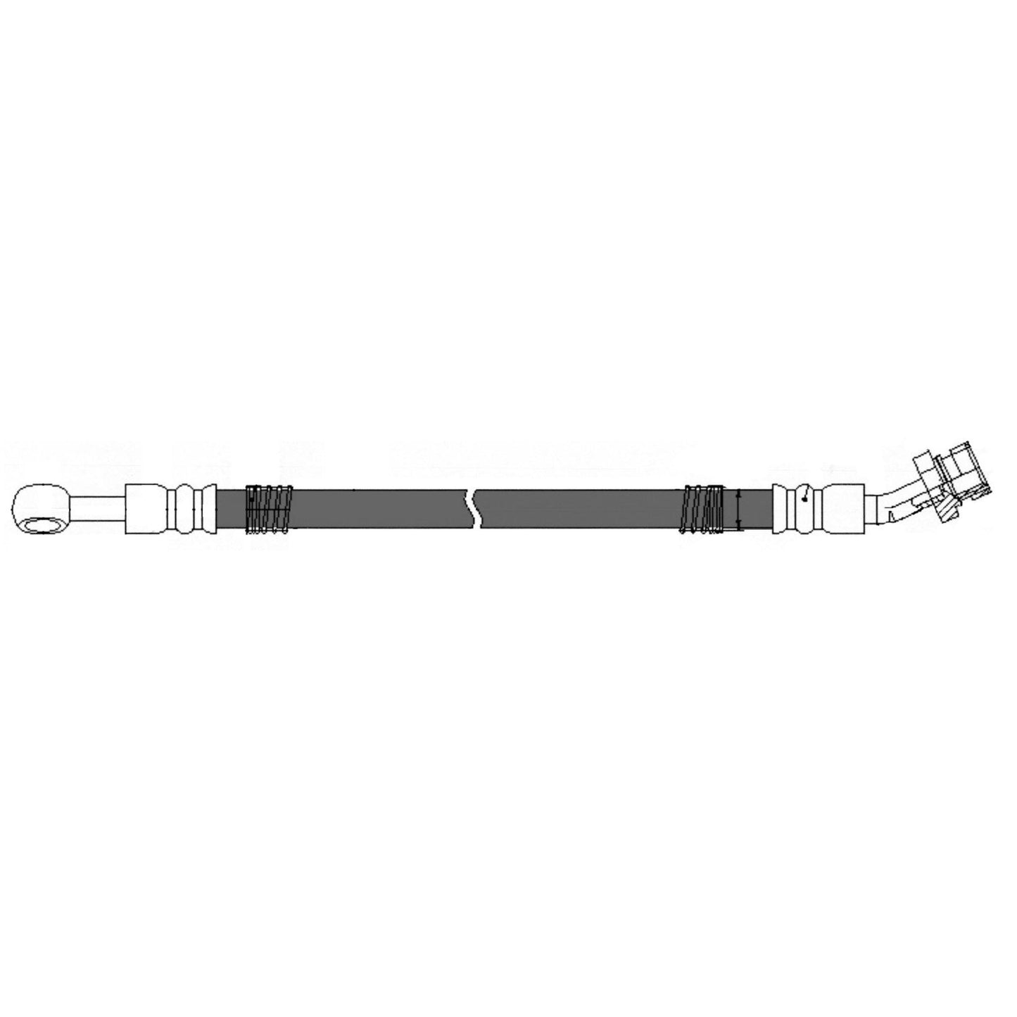 Centric Parts Brake Hydraulic Hose 150.50354