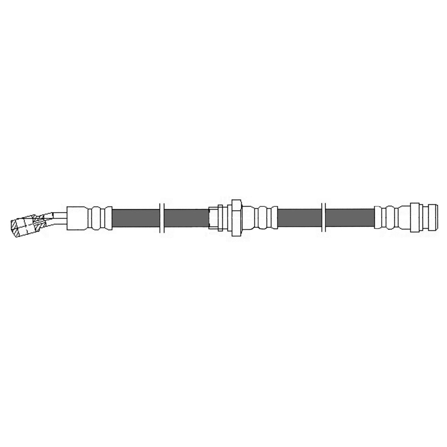 Centric Parts Brake Hydraulic Hose for 2001-2006 Hyundai Santa Fe 150.51006