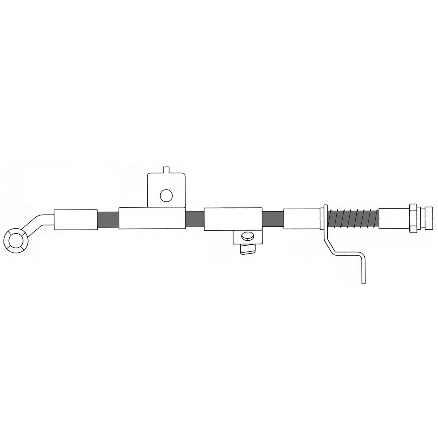 Centric Parts Brake Hose 150.51013