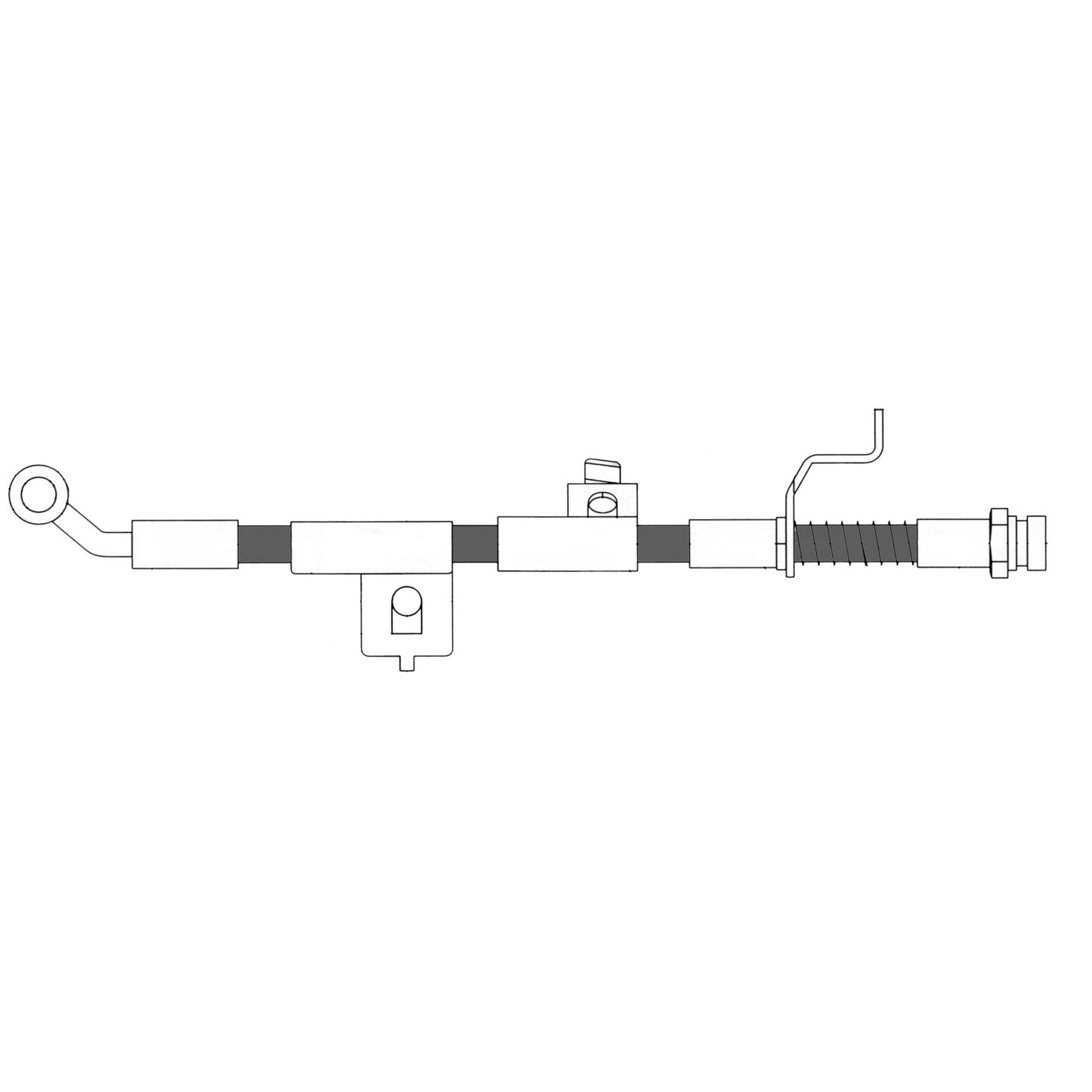 Centric Parts Brake Hose 150.51014