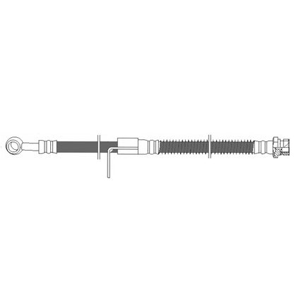 Centric Parts Brake Hydraulic Hose for 1995-1997 Hyundai Accent 150.51057