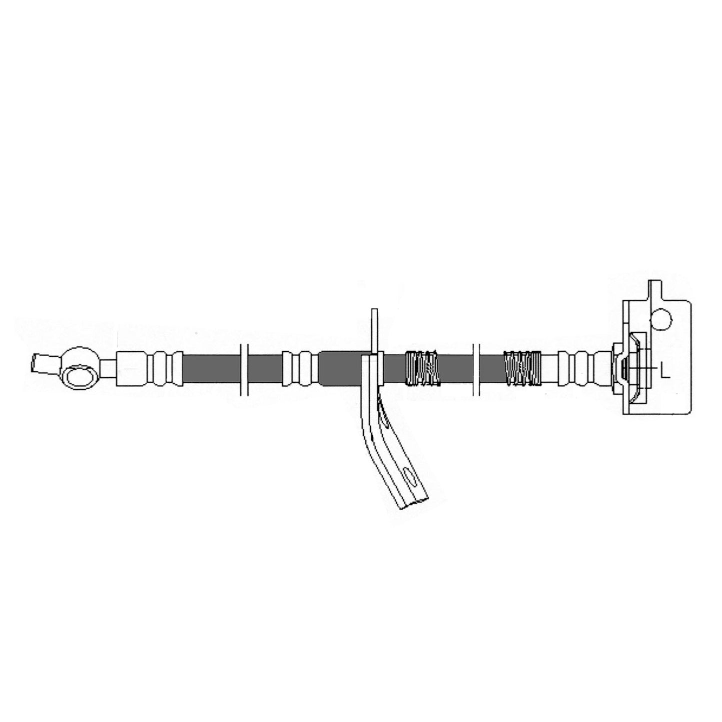 Centric Parts Brake Hose 150.51078