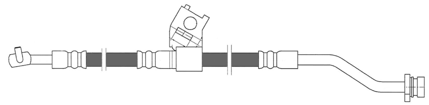 Centric Parts Brake Hose 150.51098