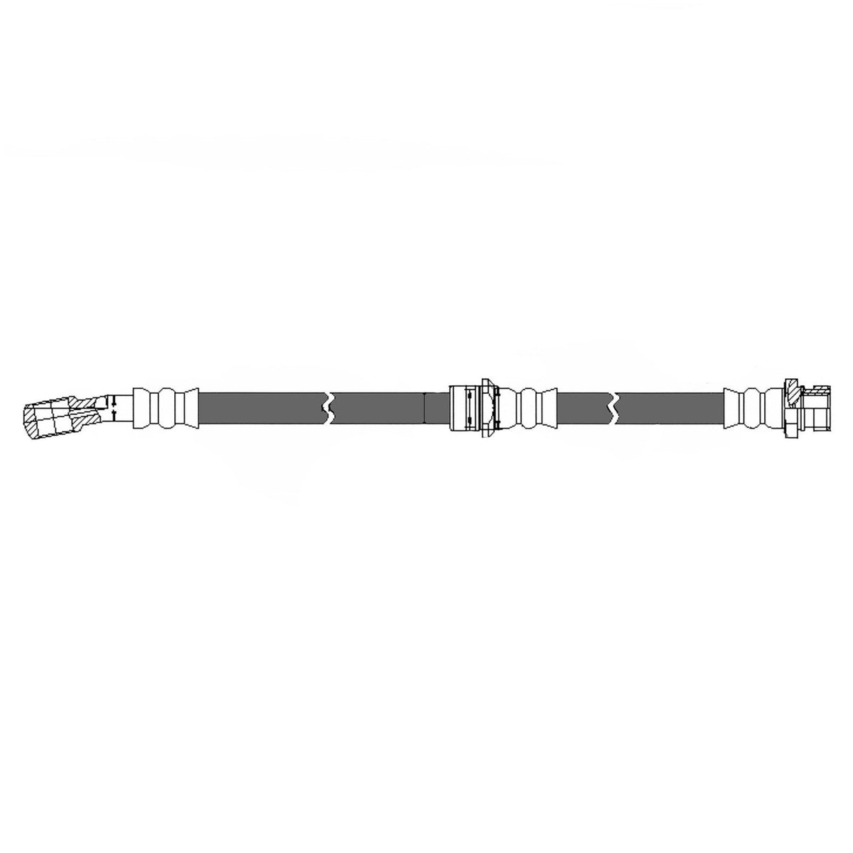Centric Parts Brake Hose 150.51305
