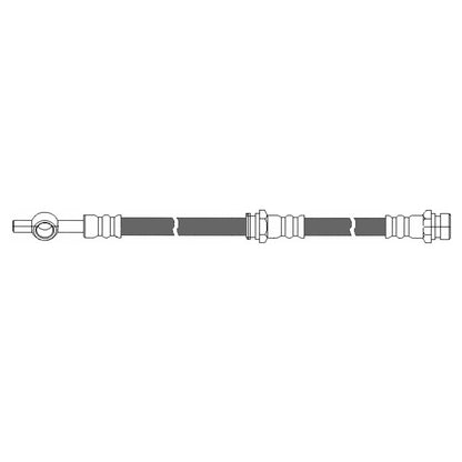 Centric Parts Brake Hydraulic Hose for 2001-2006 Hyundai Santa Fe 150.51308