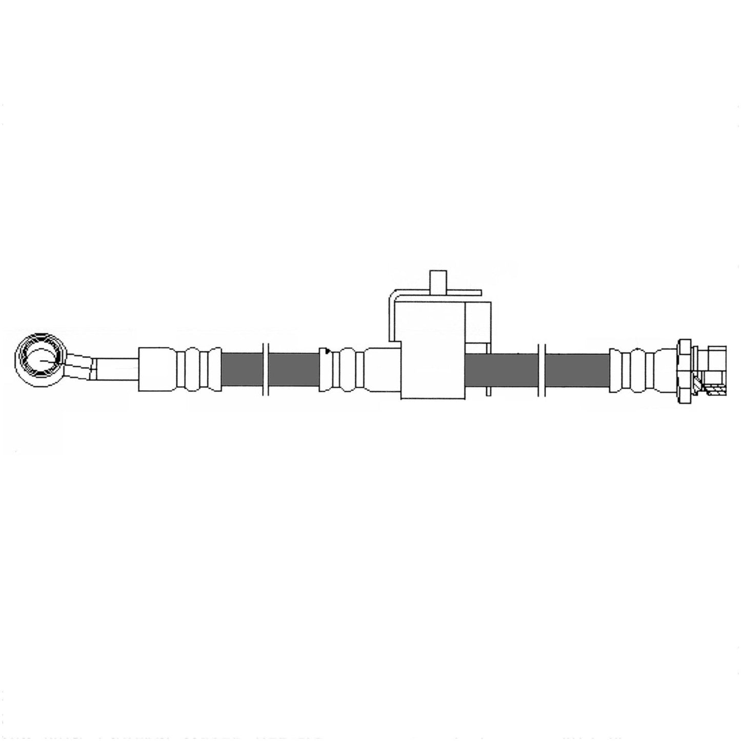 Centric Parts Brake Hose 150.51321