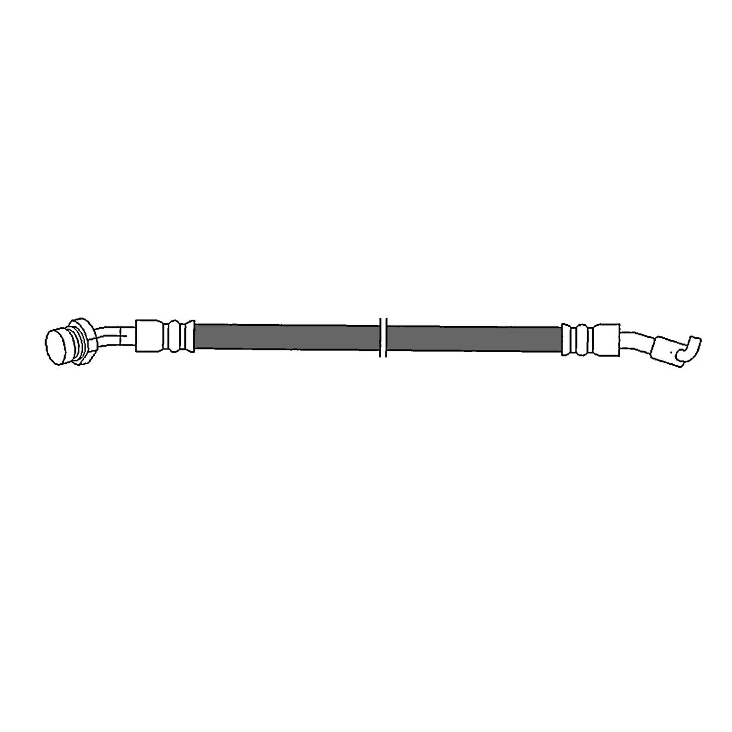 Centric Parts Brake Hydraulic Hose for 2009-2017 Hyundai Azera Sonata Kia Cadenza Optima 150.51342
