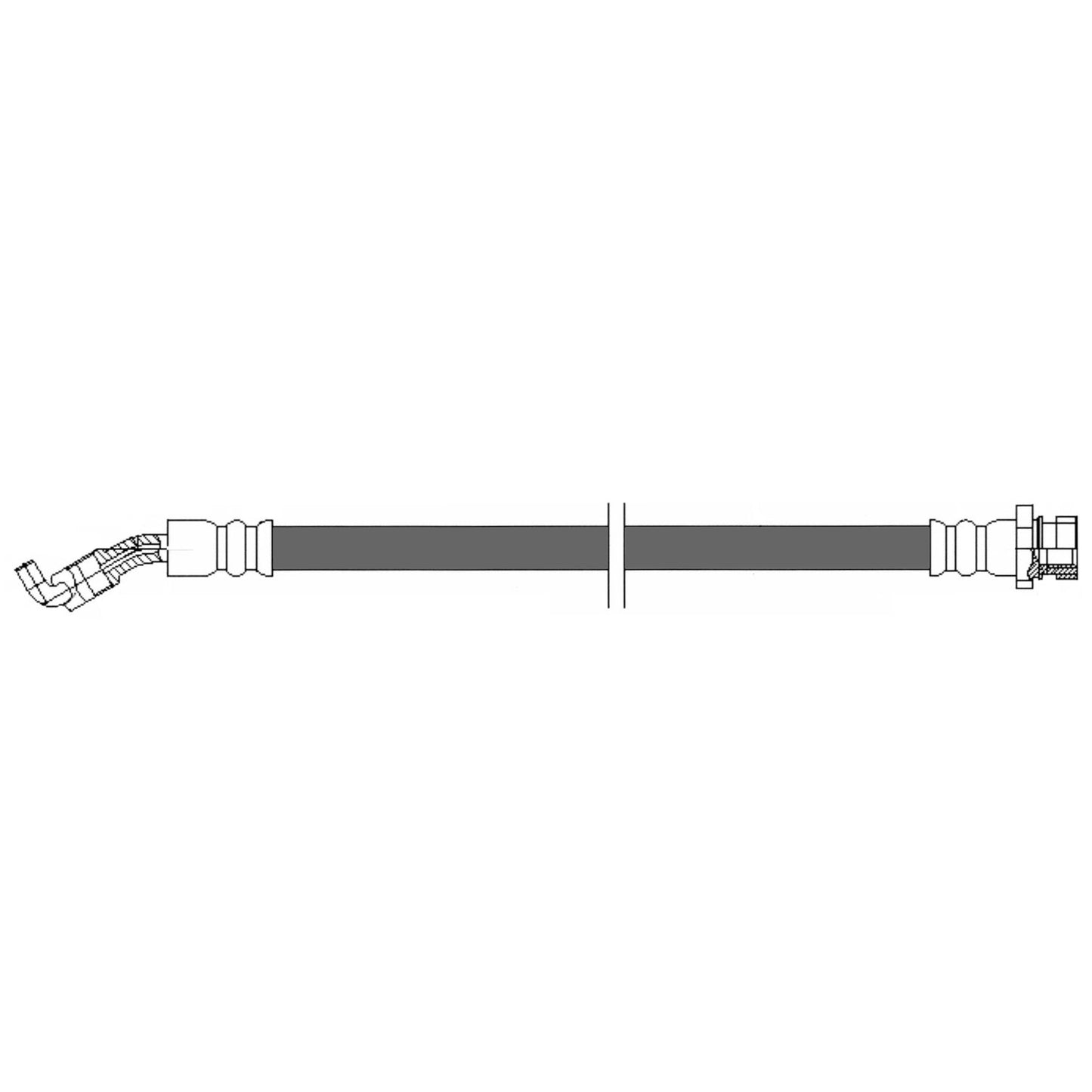 Centric Parts Brake Hydraulic Hose for 2010-2015 Hyundai Tucson 2011-2016 Kia Sportage 150.51345