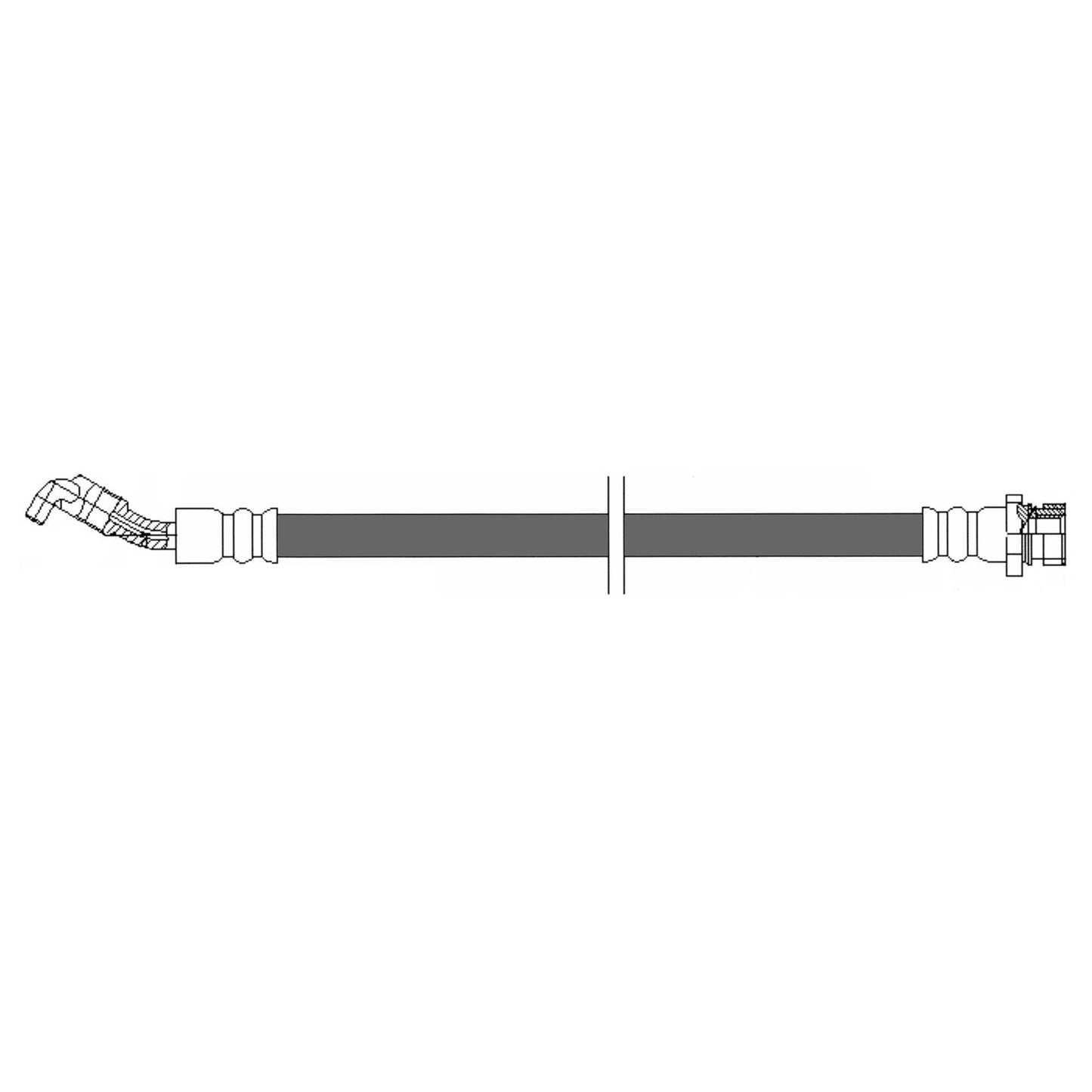 Centric Parts Brake Hydraulic Hose for 2010-2015 Hyundai Tucson 2011-2016 Kia Sportage 150.51346