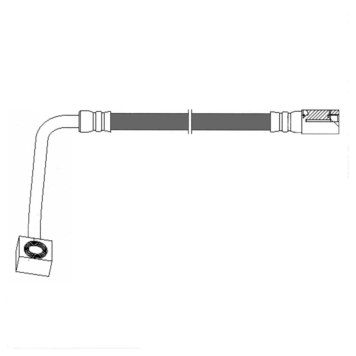 Centric Parts Brake Hose 150.58019