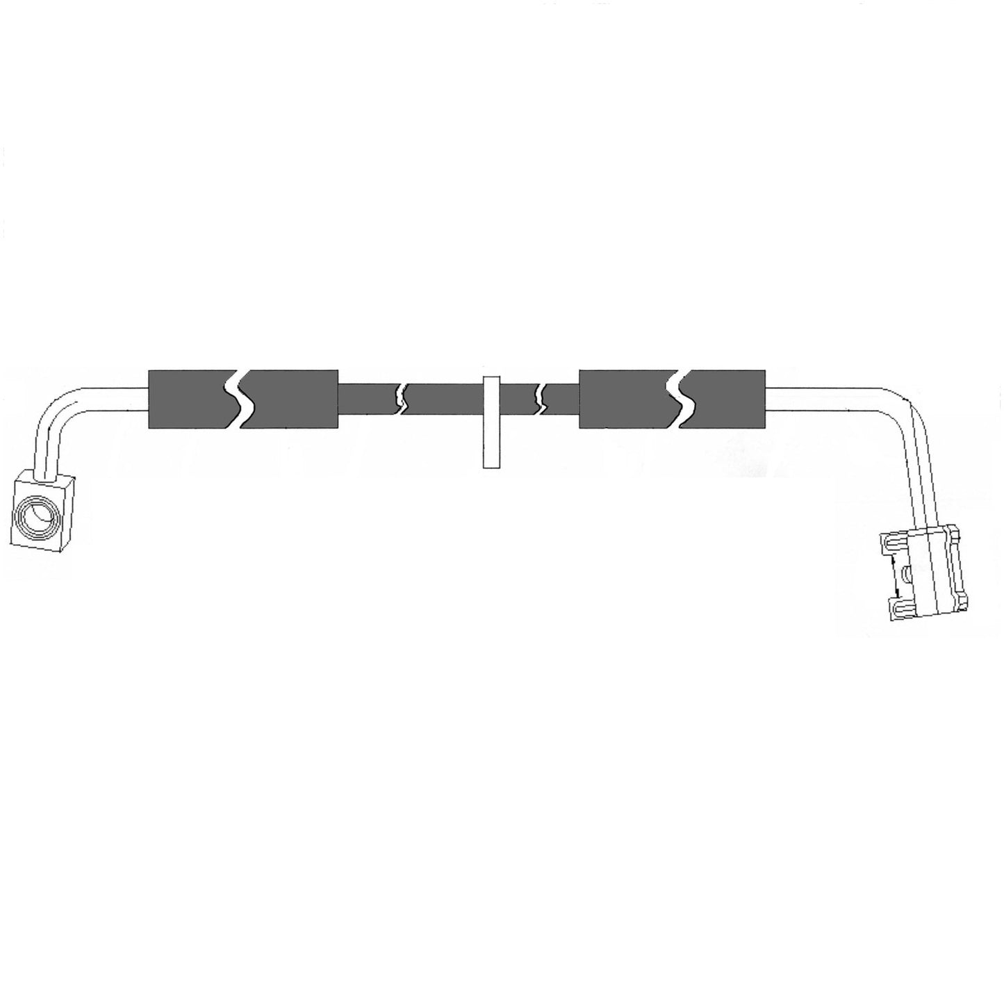 Centric Parts Brake Hydraulic Hose 150.58023