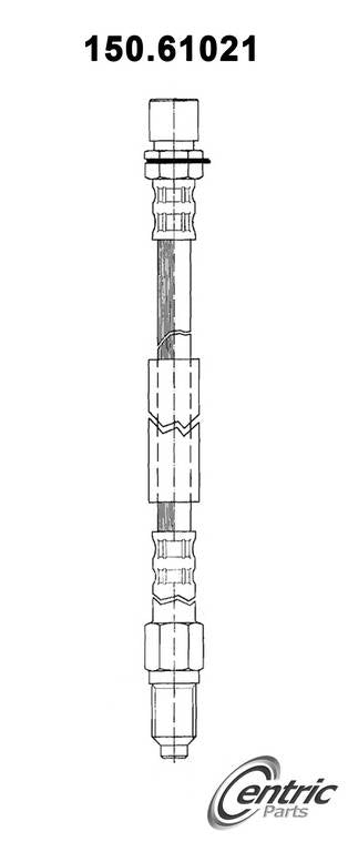 Centric Parts Brake Hydraulic Hose 150.61021