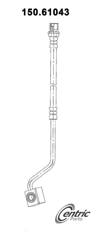 Centric Parts Brake Hydraulic Hose 150.61043
