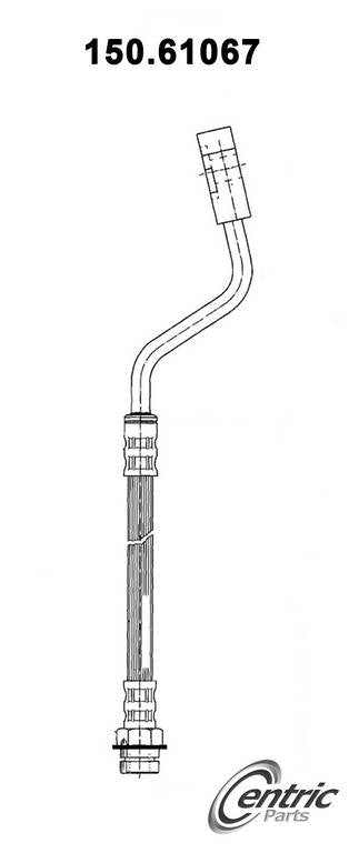 Centric Parts Brake Hydraulic Hose for 1986-1995 Ford Taurus Mercury Sable 150.61067