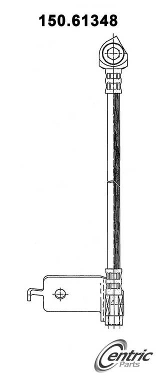 Centric Parts Brake Hydraulic Hose 150.61348