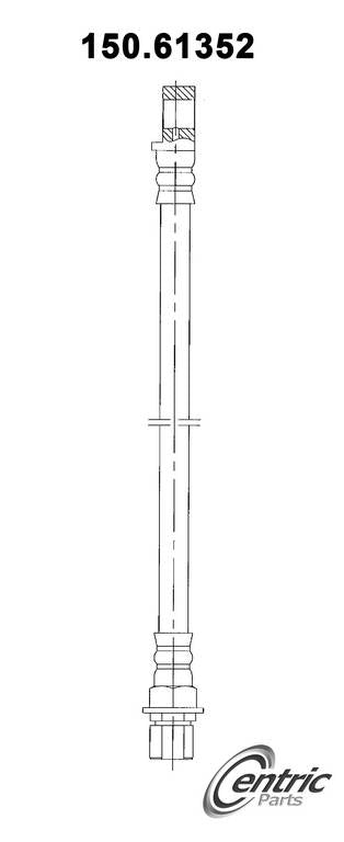 Centric Parts Brake Hydraulic Hose 150.61352
