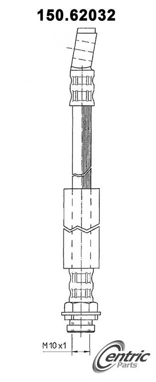 Centric Parts Brake Hose 150.62032