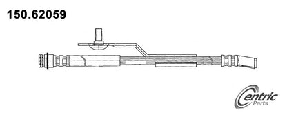 Centric Parts Brake Hydraulic Hose for 1990-1992 Buick Reatta Riviera Cadillac Allante Eldorado Seville Oldsmobile Toronado 150.62059