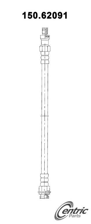 Centric Parts Brake Hose 150.62091