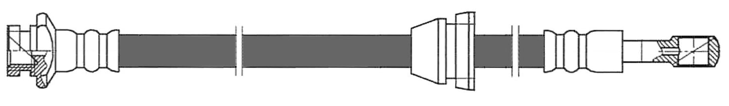 Centric Parts Brake Hose 150.62182