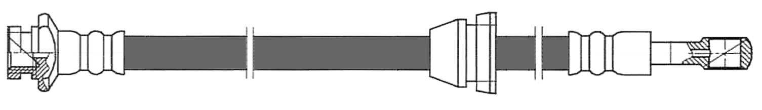 Centric Parts Brake Hose 150.62182