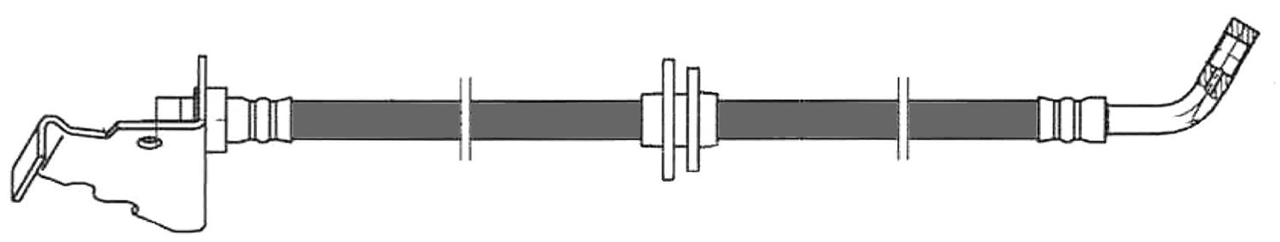 Stoptech Centric Brake Hose - Front Right 150.62183