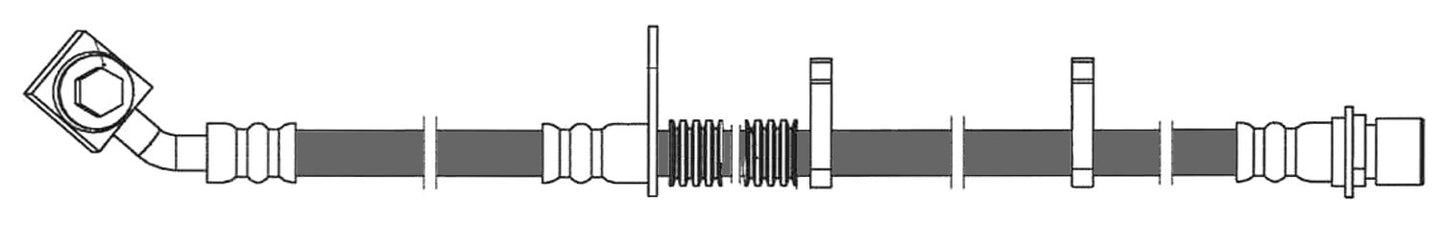 Centric Parts Brake Hydraulic Hose 150.62189