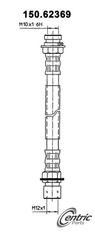 Centric Parts Brake Hose 150.62369