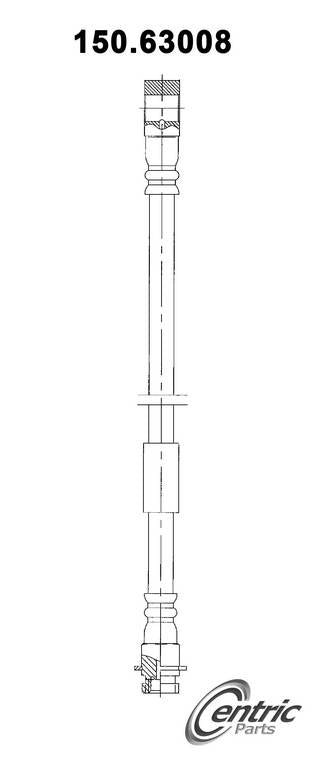 Centric Parts Brake Hose 150.63008