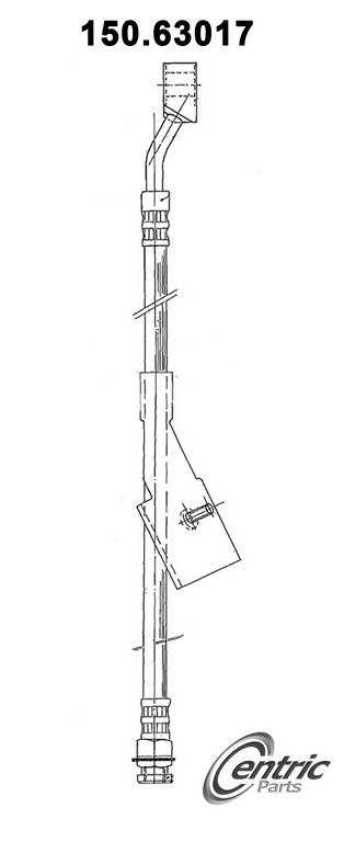 Centric Parts Brake Hose 150.63017