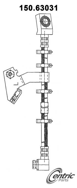 Centric Parts Brake Hose 150.63031