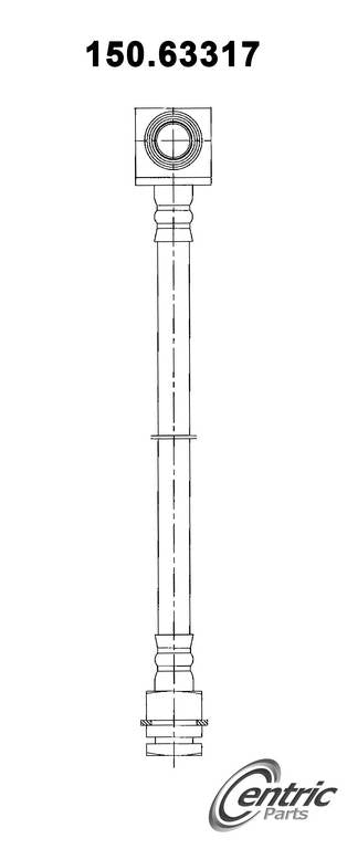 Centric Parts Brake Hose 150.63317