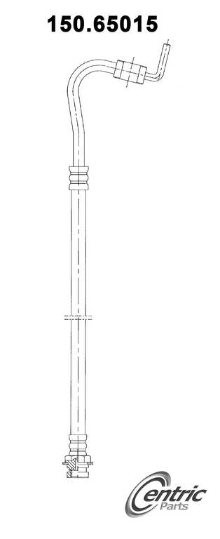 Centric Parts Brake Hydraulic Hose 150.65015