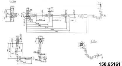 Centric Parts Brake Hose 150.65161