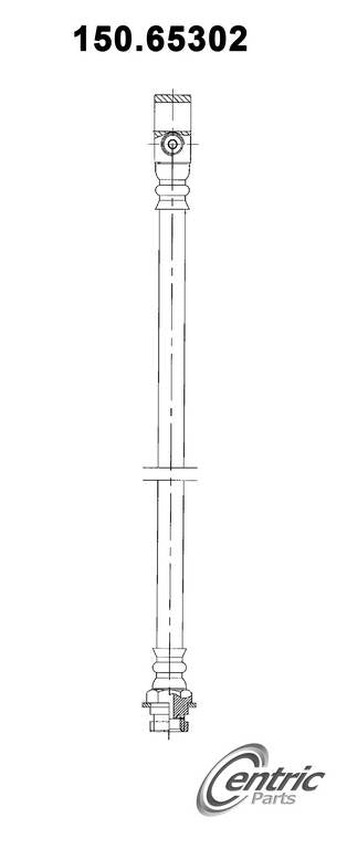Stoptech Centric Brake Hose - Rear 150.65302