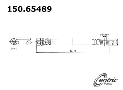 Centric Parts Brake Hydraulic Hose 150.65489
