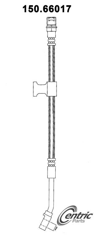 Centric Parts Brake Hose 150.66017