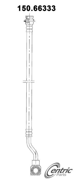 Stoptech Centric Brake Hose - Rear Left 150.66333