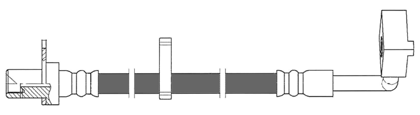 Centric Parts Brake Hose 150.67120